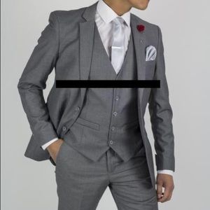 Slim Fit Grey Suit